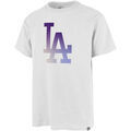 Tee-shirts sur Grenoble : T-shirt '47 Brand 47 TEE MLB LOS ANGELES DODGERS ECHO WHITE WASH