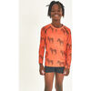 T-shirt Uv Line 2024 Acqua Zebra UPF 50+
