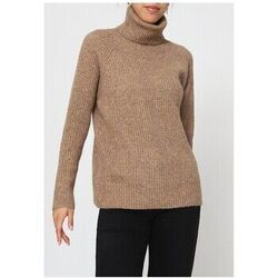 Pull Kebello Pull col Roul&eacute; F, Marron Marron