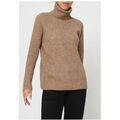 Pull Kebello Pull col Roul&eacute; F, Marron Marron