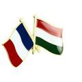 Broches Clj Charles Le Jeune Pin's Drapeaux Jumelage France - Hongrie Multicolore