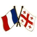 Broches Clj Charles Le Jeune Pin's Drapeaux Jumelage France - G&eacute;orgie Multicolore
