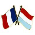 Broches Clj Charles Le Jeune Pin's Drapeaux Jumelage France - Luxembourg Multicolore