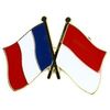 Broches Clj Charles Le Jeune Pin's Drapeaux Jumelage France - Monaco Multicolore