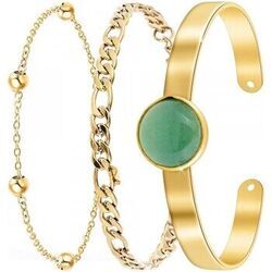 Bracelets Sc Boh&egrave;me B2371-DORE+B2384-DORE+B2494 Dor&eacute;