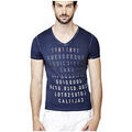 Polo Guess Tee-Shirt Mirror On The Wall Bleu Marine