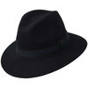 Chapeau Chapeau-Tendance Chapeau f&eacute;dora 100% laine IDRO T58 Bleu
