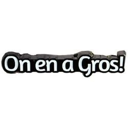 Broches Clj Charles Le Jeune Pin's On en a Gros! Blanc