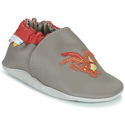 Chaussons b&eacute;b&eacute; Robeez FIRETALE Gris