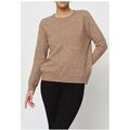 Pull Kebello Pull Col Rond F, Marron Grenoble