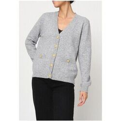 Pull Kebello Pull Cardigan col v F, Gris
