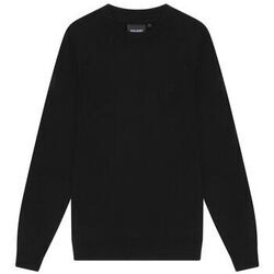 Pull Lyle & Scott KN2121VC TONAL CREW MWRINO-Z86. BLACK