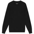 Pull Lyle & Scott KN2121VC TONAL CREW MWRINO-Z86. BLACK