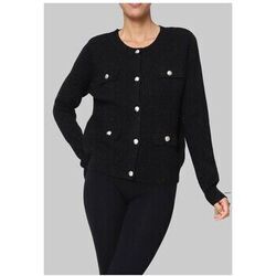 Pull Kebello Gilet Cardigan F, Noir