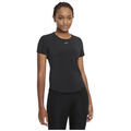 T-shirt Nike TEE SHIRT W NK ONE LUXE DF - BLACK/REFLECTIVE SILV - XL