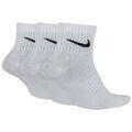 Chaussettes Nike LOT DE 3 PAIRES DE CHAUSSETTES EVERYDAY - WHITE/BLACK - S