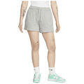 Short Nike SHORT CLUB FLC MR - DK GREY HEATHER/WHITE - L