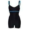 Maillots de bain Arena MAILLOT DE BAIN W VENUS COMBI R - BLACK-TURQUOISE - 46 Grenoble