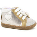 Chaussures enfants sur Grenoble : Bottines enfant Shoo Pom - Bottines BOUBA NEW HEART Argent&eacute;