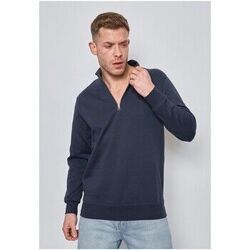 Pull Kebello Pull Col Zipp&eacute; H, Marine Marine