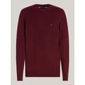 Pull Tommy Hilfiger MW0MW36535 LAMBSWOOL-TVY DEEP ROUGE HTR