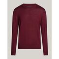 Pull Tommy Hilfiger MW0MW36539 DC FINE GAUGE MERINO-VLP DEEP ROUGE Grenoble