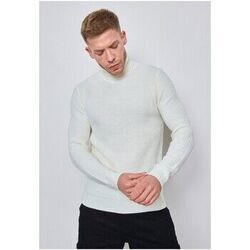 Pull Kebello Pull col roul&eacute; H, Blanc Blanc