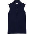 T-shirt Lacoste Polo sans manches femme Ref 63190 166 Marine Grenoble