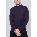 Pulls/Sweat sur Grenoble : Pull Kebello Pull col chemin&eacute;e H, Marine Marine