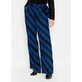 Pantalon La Fiancee Du Mekong Pantalon fluide imprim&eacute; COOL Bleu