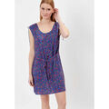 Robe courte La Fiancee Du Mekong Robe imprim&eacute;e ceintur&eacute;e Ecovero WISTIA Violet