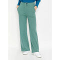 Pantalon La Fiancee Du Mekong Pantalon imprim&eacute; en maille BOBI Bleu