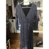 Robe Rue Des Abbesses Robe longue Asym&eacute;trique Bleu