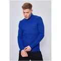 Pull Kebello Pull col roul&eacute; H, Bleu Bleu