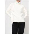 Pull Kebello Pull col Roul&eacute; F, Blanc Blanc