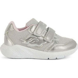 Baskets basses enfant Geox sprintye sneakers silver Argent&eacute;