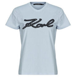 T-shirt Karl Lagerfeld BOUCLE KARL SIGNATURE T-SHIRT