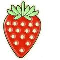 Broches Clj Charles Le Jeune Pin's La Fraise Rouge