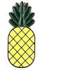 Broches Clj Charles Le Jeune Pin's Ananas du costa rica Orange