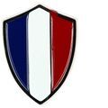 Broches Clj Charles Le Jeune Pin's Blason bleu blanc rouge Bleu