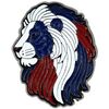 Broches Clj Charles Le Jeune Pin's Lion design, bleu blanc rouge Bleu