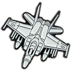 Broches Clj Charles Le Jeune Pin's avion de chasse Gris