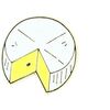 Broches Clj Charles Le Jeune Pin's Camembert Blanc