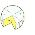 Broches Clj Charles Le Jeune Pin's Camembert Blanc