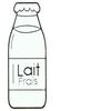 Broches Clj Charles Le Jeune Pin's Bouteille de lait frais Blanc
