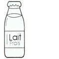 Broches Clj Charles Le Jeune Pin's Bouteille de lait frais Blanc Grenoble