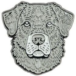 Broches Clj Charles Le Jeune Pin's T&ecirc;te de chien Noir