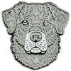 Broches Clj Charles Le Jeune Pin's T&ecirc;te de chien Noir