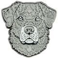 Broches Clj Charles Le Jeune Pin's T&ecirc;te de chien Noir