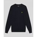 Pulls/Sweat sur Grenoble : Pull Lyle & Scott KN2114V LAMBSWOOL BLEND-Z56 DARK NAVY MARL